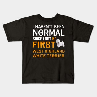 West Highland White Terrier , Westie Kids T-Shirt